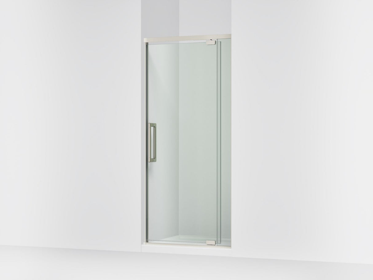 Statement™ 32"-36" W x 76" H pivot shower door with 5/16"-thick Crystal Clear glass