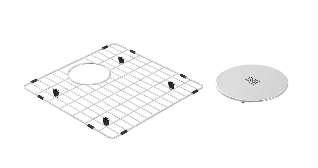 Cayman Kit 18" Single Sink - Undermount, 16 Gauge, R10 (Inc. Grid & Drain Cover)