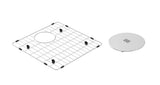 Cayman Kit 18" Single Sink - Undermount, 16 Gauge, R10 (Inc. Grid & Drain Cover)