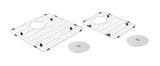 Cayman Kit 31" 60/40 Double Sink - Undermount, 16 Gauge, R10 (Inc. Grids & Drain Covers)