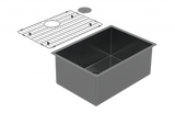 Cayman 25" Single Sink - Undermount, 16 Gauge, R10 (Inc. BP Grid & Waste Cover)