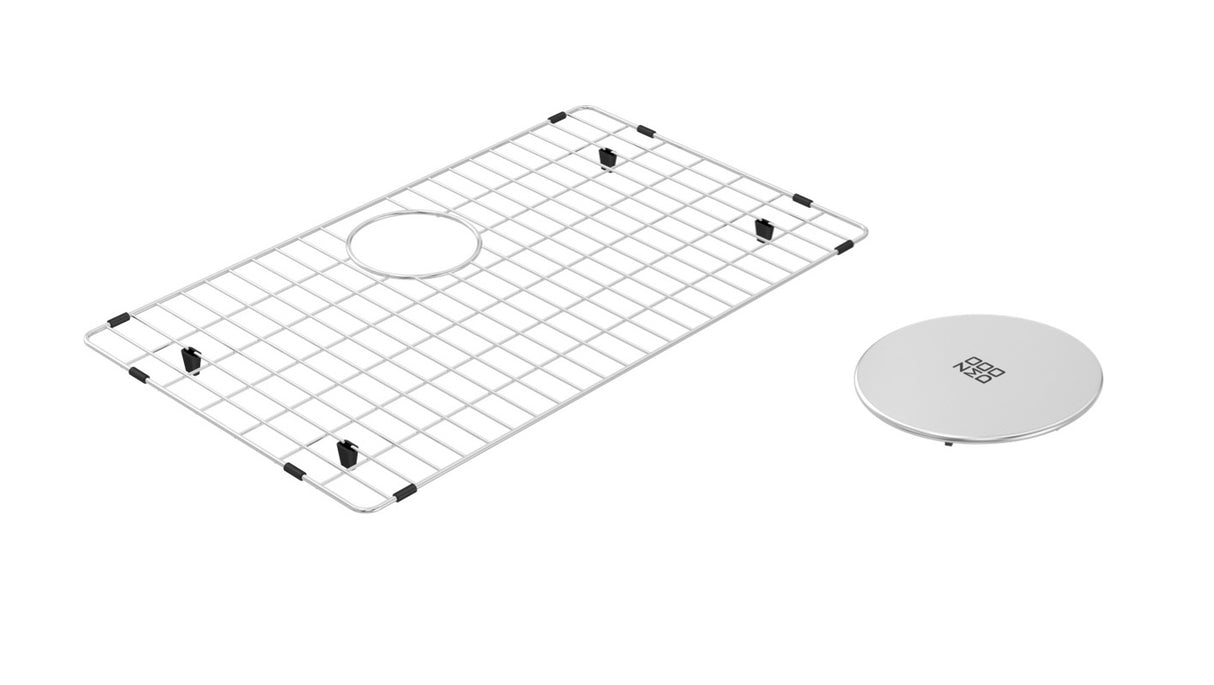 Cayman Kit 26" Single Sink - Undermount, 16 Gauge, R10 (Inc. Grid & Drain Cover)