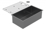 Cayman 32" Single Sink - Undermount, 16 Gauge, R10 (Inc. Grid & Drain Cover)