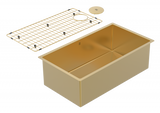 Cayman 32" Single Sink - Undermount, 16 Gauge, R10 (Inc. Grid & Drain Cover)