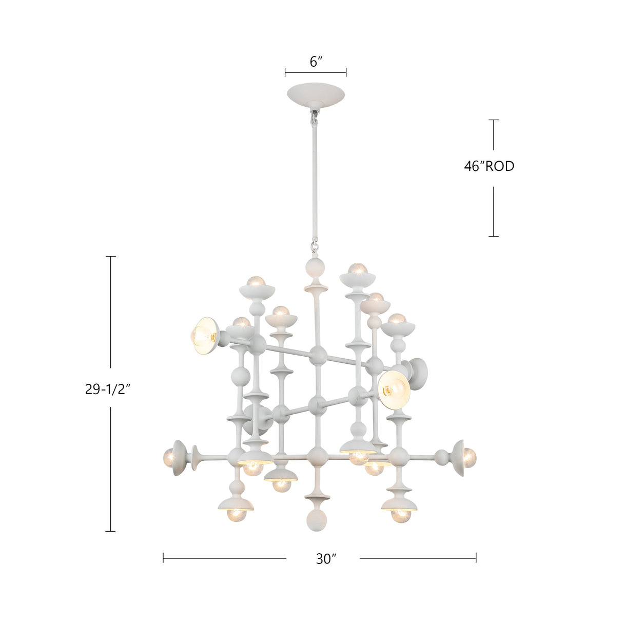 Alora Cadence 29-in Chandelier