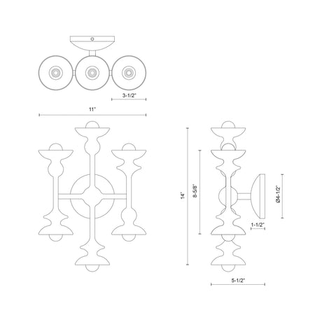 Alora Cadence 11-in Wall/Vanity Light