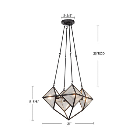 Alora Cairo 21-in Chandelier