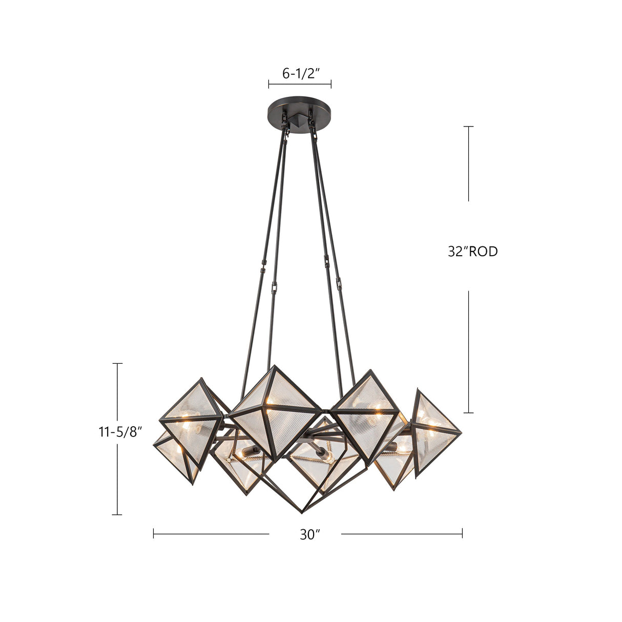 Alora Cairo 30-in Chandelier
