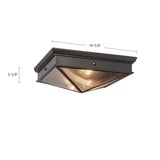 Alora Cairo 15-in Flush Mount