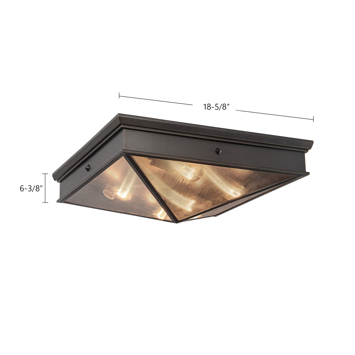 Alora Cairo 19-in Flush Mount