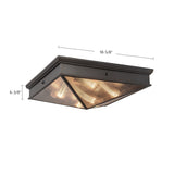 Alora Cairo 19-in Flush Mount
