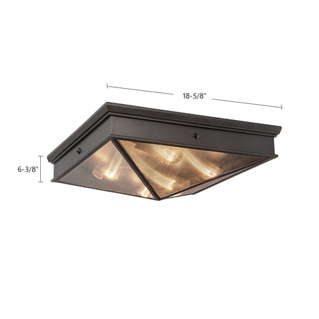 Alora Cairo 19-in Flush Mount
