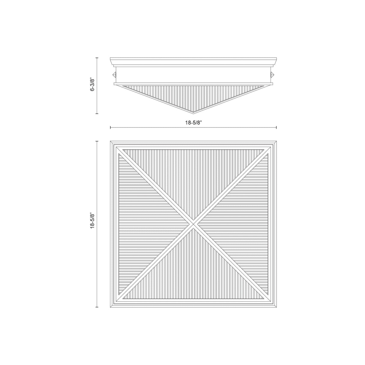 Alora Cairo 19-in Flush Mount