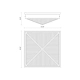 Alora Cairo 19-in Flush Mount