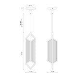 Alora Cairo 19-in Pendant