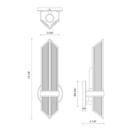 Alora Cairo 4-in Wall/Vanity Light
