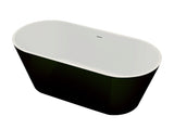 Calypso Freestanding Bathtub Black