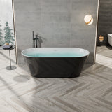 Calypso Freestanding Bathtub Black