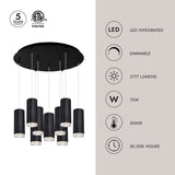 Kuzco Cameo 3-in 9 Head Multi Pendant