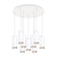 Kuzco Cameo 3-in 9 Head Multi Pendant