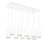 Kuzco Cameo 3-in 10 Head Multi Pendant