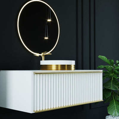 Armadi Art Dolce Canale 48 Gold Bathroom Vanity - image 1