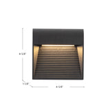 Kuzco Casa 5-in Exterior Wall Sconce