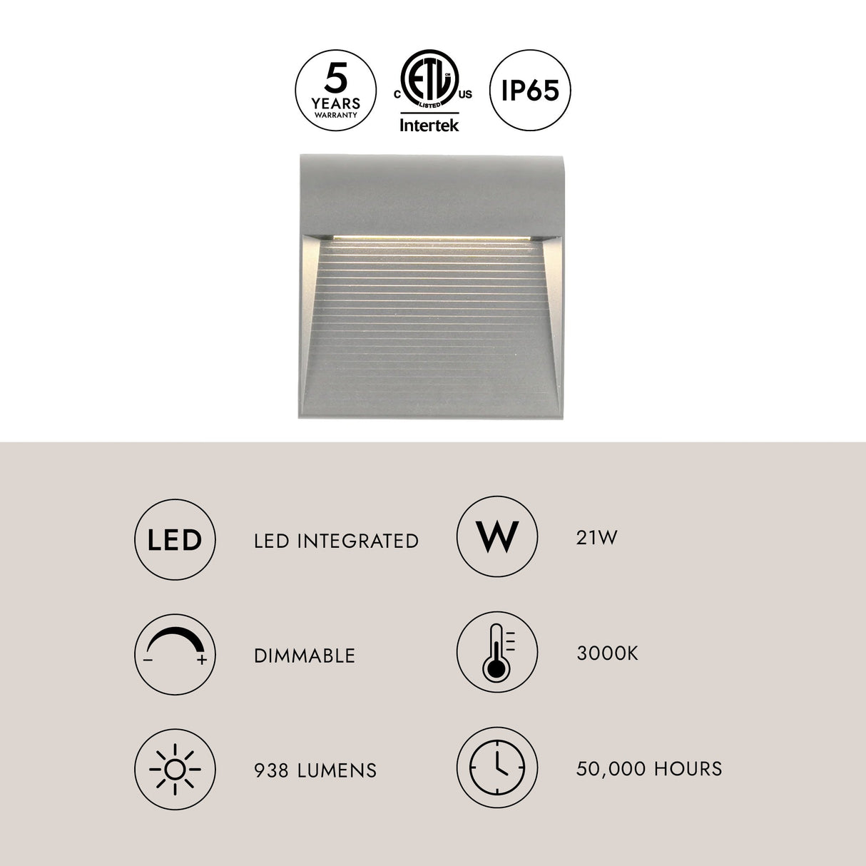 Kuzco Casa 7-in Exterior Wall Sconce