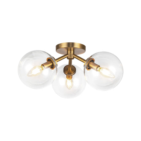 Alora Mood Cassia 17-in Semi-Flush Mount
