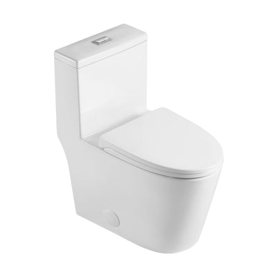 Cavalia White Artivea Toilet top flush
