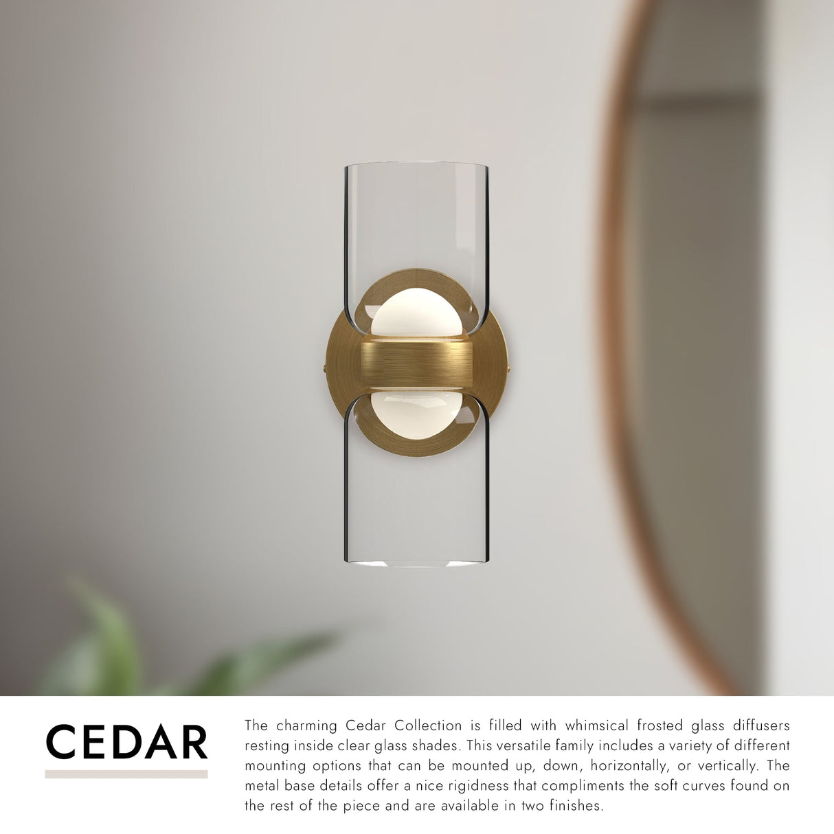 Kuzco Cedar 11-in Wall Sconce