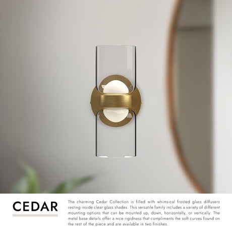 Kuzco Cedar 11-in Wall Sconce