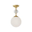 Alora Mood Celia 8-in Semi-Flush Mount