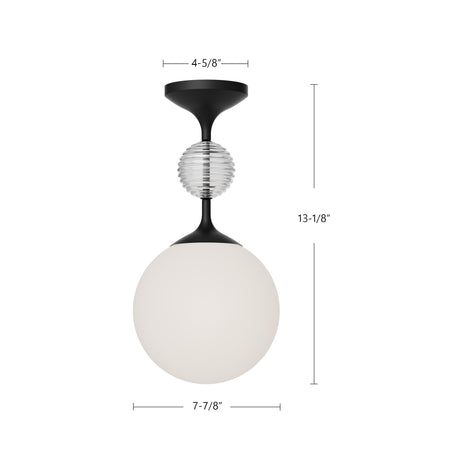 Alora Mood Celia 8-in Semi-Flush Mount