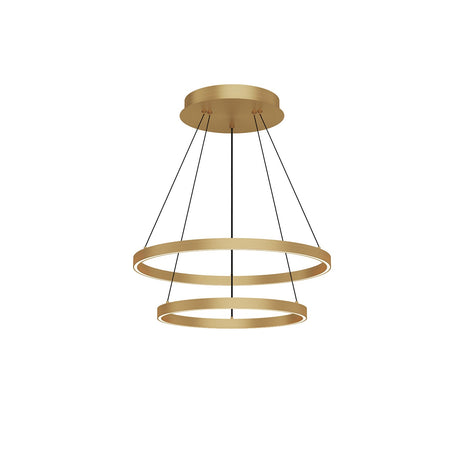 Kuzco Cerchio 24-in 2 Layer Chandelier