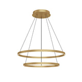 Kuzco Cerchio 32-in 2 Layer Chandelier