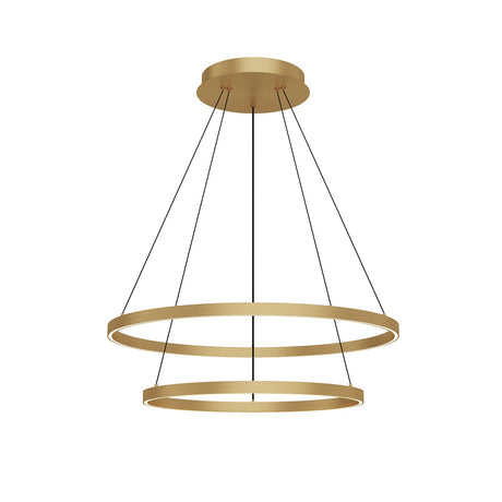 Kuzco Cerchio 32-in 2 Layer Chandelier