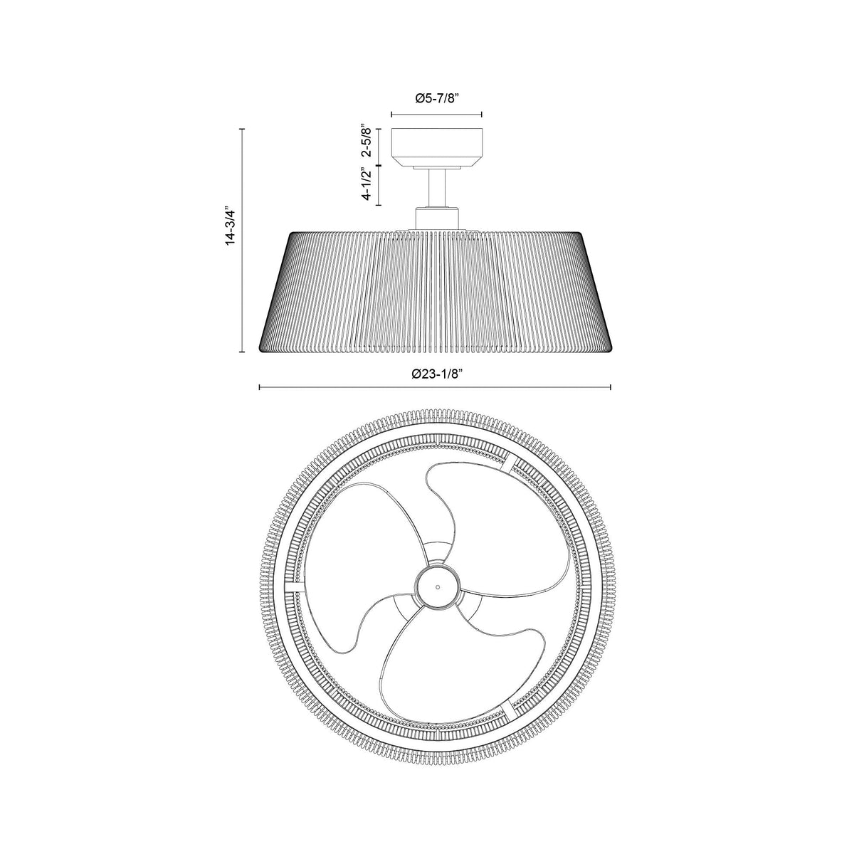 Kuzco Isla 24-in Ceiling Fan