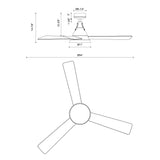 Alora Mood Archer 54-in Ceiling Fan