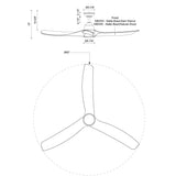 Kuzco Baylor 60-in Ceiling Fan