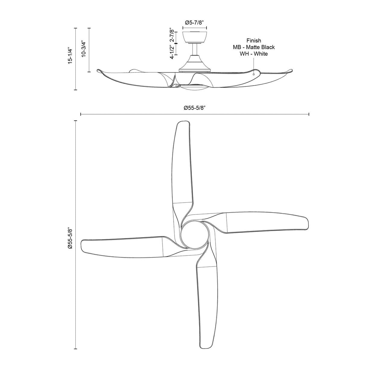 Kuzco Coronado 56-in Ceiling Fan