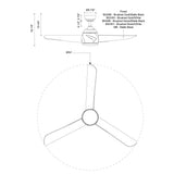 Kuzco Thalia 54-in Ceiling Fan