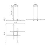 Kuzco Blade 34-in Chandelier