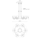 Alora Colette 27-in Chandelier