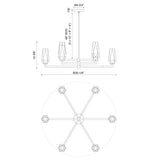 Alora Mood Krysta 35-in Chandelier