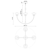 Alora Mood Sylvia 26-in Chandelier