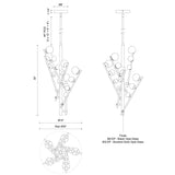 Kuzco Cypress 5 Head Chandelier