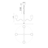 Alora Mood Effie 27-in Chandelier
