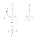 Alora Mood Blake 24-in Chandelier