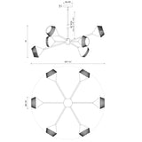 Alora Mood Daphne 38-in Chandelier